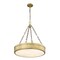 Z-Lite Anders Chandelier, 3-Light, 22 In.W x 4 In.H, Rubbed Brass/marbling 1944P22-RB-LED - alternate 4